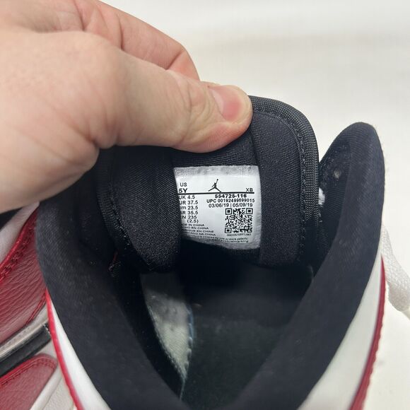 Nike Air Jordan 1 Mid Retro GS “Chicago/White Red” 2024 - Picture 8 of 8